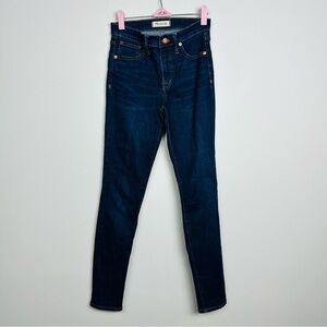 Madewell Dark Blue 9” High Rise Skinny Jeans Size 25